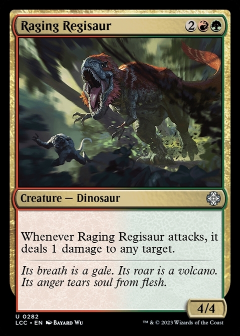 (LCC)Raging Regisaur(0282)/怒り狂うレギサウルス