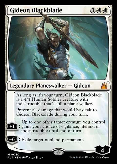 (RVR)Gideon Blackblade(0020)/黒き剣のギデオン