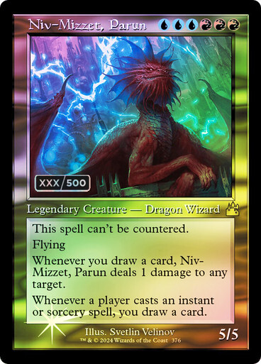 (RVR)Niv-Mizzet Parun(シリアル入)(旧枠)(376)(F)/パルン、ニヴ＝ミゼット