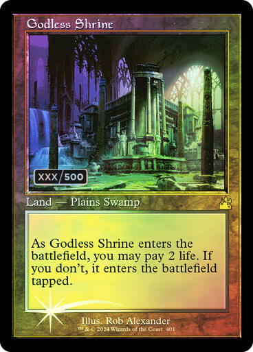 (RVR)Godless Shrine(シリアル入)(旧枠)(401)(F)/神無き祭殿