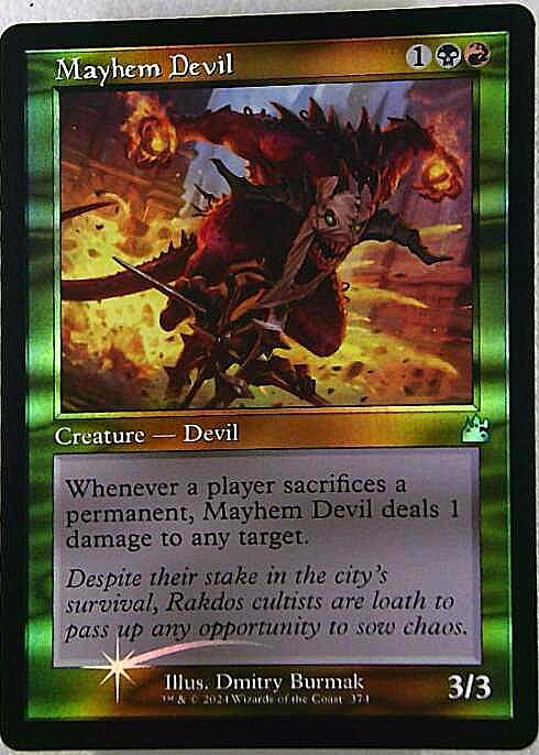 (RVR)Mayhem Devil(旧枠)(374)(F)/波乱の悪魔