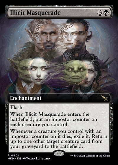 (MKM)Illicit Masquerade(0401)(拡張枠)(F)/無法の仮面舞踏会