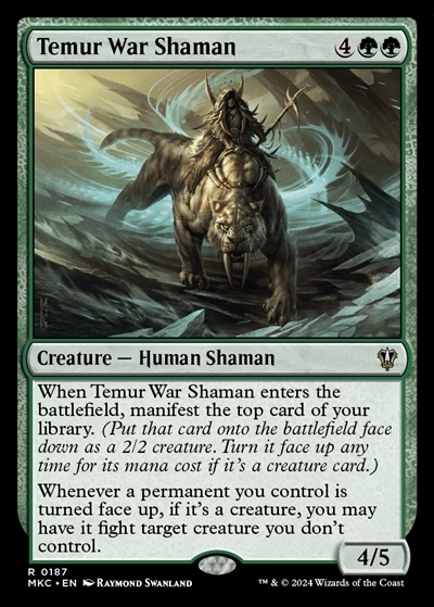 (MKC)Temur War Shaman/ティムールの戦巫師