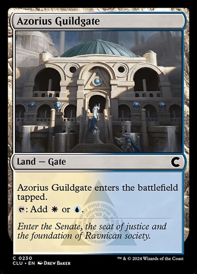 (CLU)Azorius Guildgate/アゾリウスのギルド門