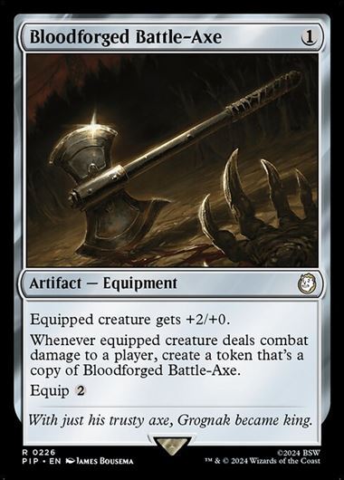 (PIP)Bloodforged Battle-Axe(0226)/血鍛冶の戦斧