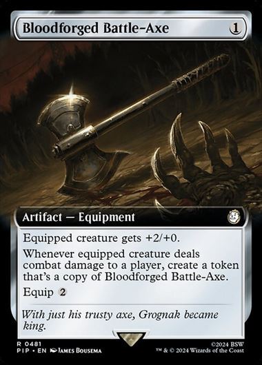 (PIP)Bloodforged Battle-Axe(0481)(拡張枠)(F)/血鍛冶の戦斧