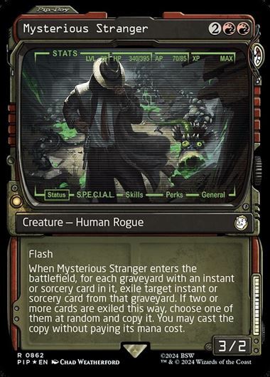 (PIP)Mysterious Stranger(0862)(サージ)(ショーケース)(Pip-Boy)(F)/ミステリアスストレンジャー