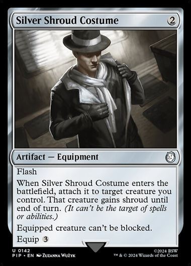 (PIP)Silver Shroud Costume(0142)/シルバー・シュラウドの衣装