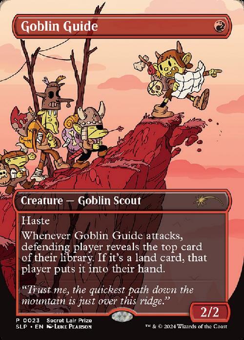 (SLP)Goblin Guide(Secret Lair Prize)(ボーダーレス)(F)/ゴブリンの先達