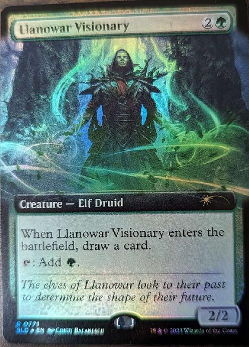 (SLD)Llanowar Visionary(771)(拡張枠)(F)/ラノワールの幻想家