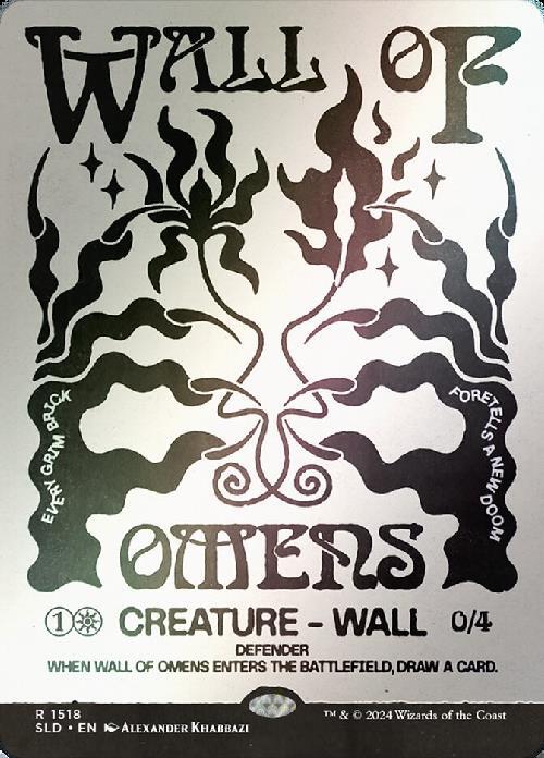 (SLD)Wall of Omens(1518)(ボーダーレス)(F)/前兆の壁