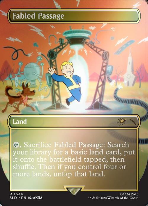 (SLD)Fabled Passage(1534)(ボーダーレス)(Vault Boy)(F)/寓話の小道