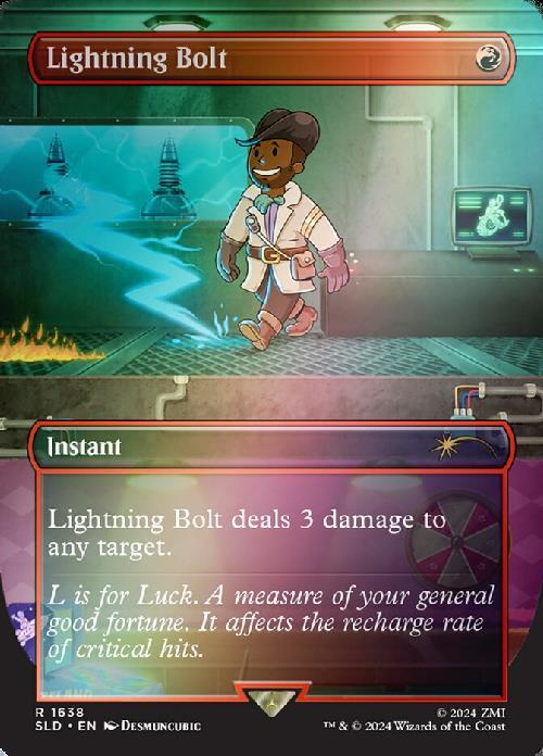 (SLD)Lightning Bolt(1638)(ボーダーレス)(Vault Boy)(F)/稲妻