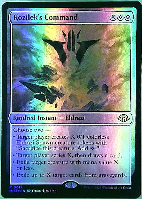 MTG 英語 コジレックの命令 Kozilek’s Command x4 NM MH3)Kozilek's Command(0011)(F)/コジレックの命令 | (FOIL)神話レア