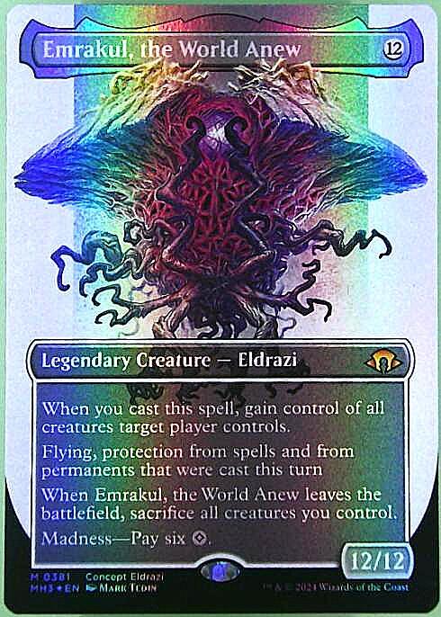 (MH3)Emrakul the World Anew(ボーダーレス)(Concept Eldrazi)(0381)(F)/再誕世界、エムラクール