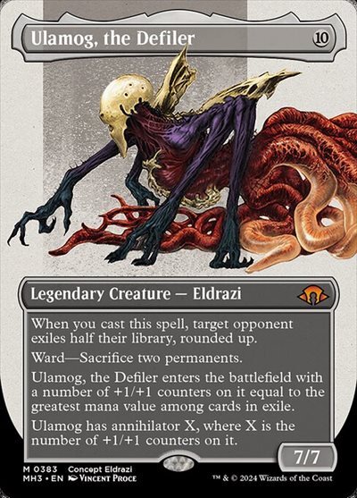 (MH3)Ulamog the Defiler(ボーダーレス)(Concept Eldrazi)(0383)(F)/穢すもの、ウラモグ