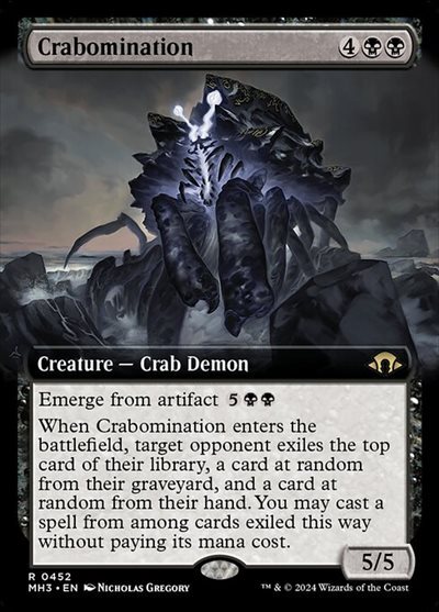 (MH3)Crabomination(拡張枠)(0452)(F)/忌まわしきカニ