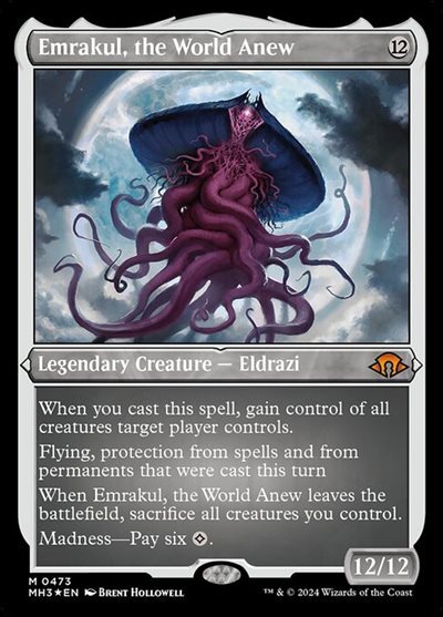 (MH3)Emrakul the World Anew(ショーケース)(エッチング)(0473)(F)/再誕世界、エムラクール