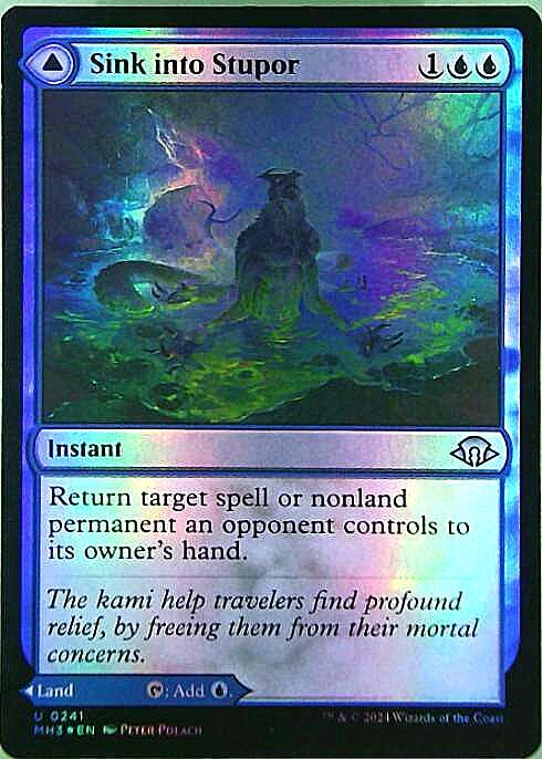 MH3)Sink into Stupor(両面)(0241)(F)/朦朧への没入 | (FOIL)コモン