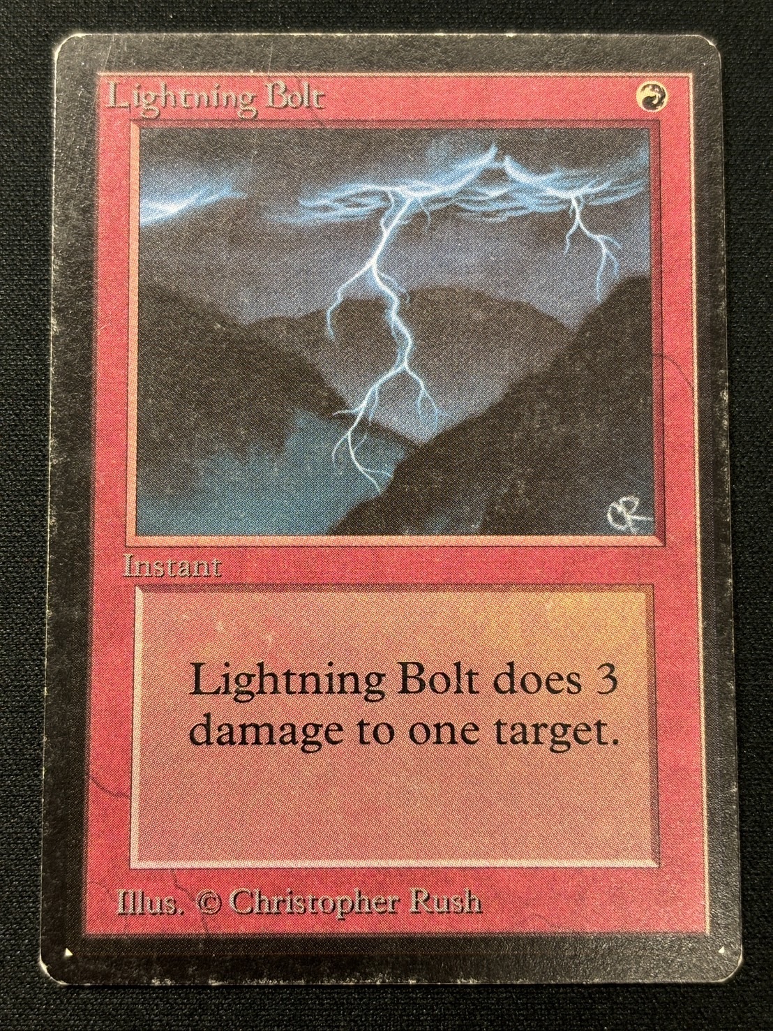 (LEB)Lightning Bolt(黒枠)(MP)(EN)/稲妻