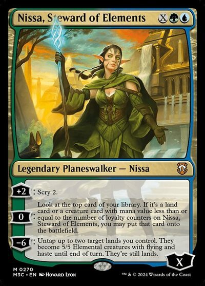 (M3C)Nissa Steward of Elements(0270)/自然に仕える者、ニッサ