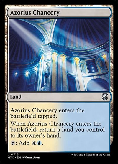 (M3C)Azorius Chancery(0319)(リップル)(F)/アゾリウスの大法官庁