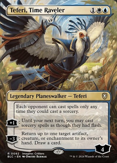 (BLC)Teferi Time Raveler(0092)(ボーダーレス)(イマジン)(F)/時を解す者、テフェリー