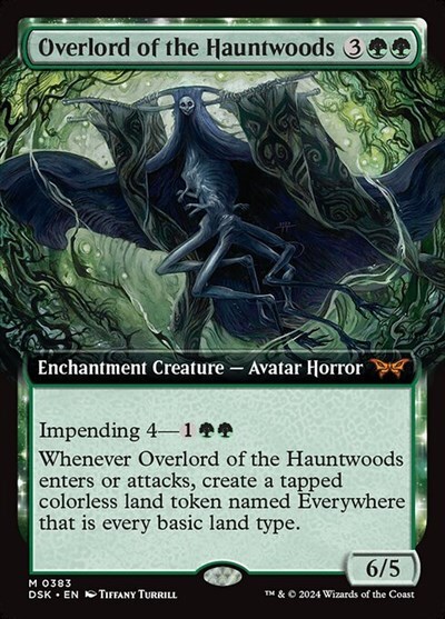 (DSK)Overlord of the Hauntwoods(0383)(拡張枠)(F)/ホーントウッドの大主