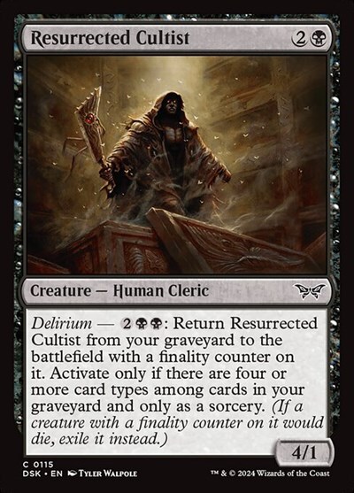 (DSK)Resurrected Cultist(0115)(F)/復活した崇拝者