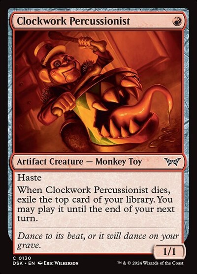 (DSK)Clockwork Percussionist(0130)(F)/機械仕掛けの打楽器奏者