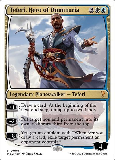 (MB2)Teferi Hero of Dominaria(0090)(白枠)/ドミナリアの英雄、テフェリー