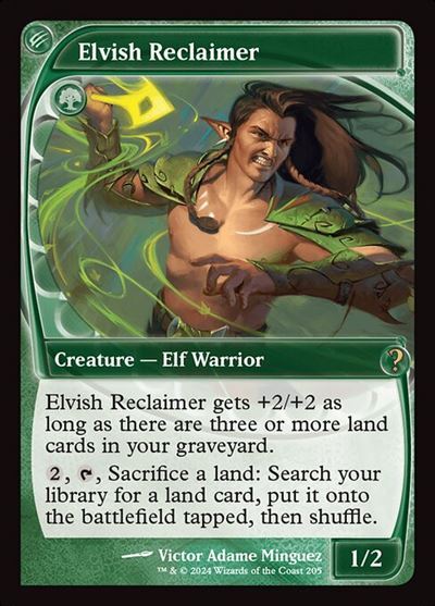 (MB2)Elvish Reclaimer(0205)(未来枠)(F)/エルフの開墾者