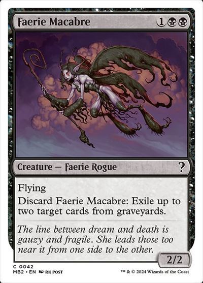 (MB2)Faerie Macabre(0042)(白枠)/フェアリーの忌み者