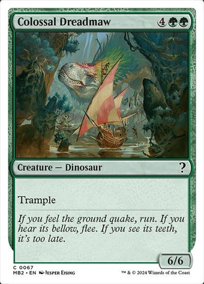 (MB2)Colossal Dreadmaw(0067)(白枠)/巨大な戦慄大口