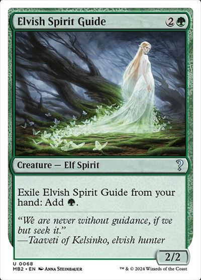 (MB2)Elvish Spirit Guide(0068)(白枠)/エルフの指導霊