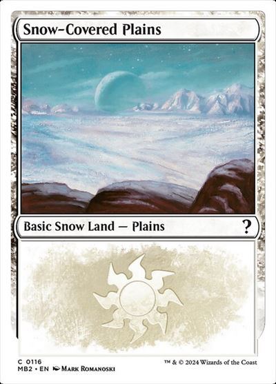 (MB2)Snow-Covered Plains(0116)(白枠)/冠雪の平地