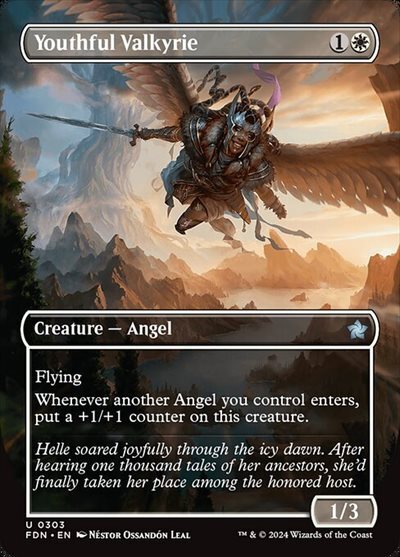 FDN)Youthful Valkyrie(0303)(ボーダーレス)(F)/若年の戦乙女 | (FOIL