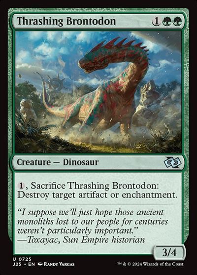 (J25)Thrashing Brontodon(0725)/打ち壊すブロントドン