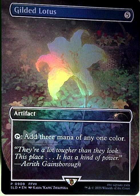MTG 金粉の水蓮/Gilded Lotus ボーダーレスfoil　英 SLD SLD)Gilded Lotus(0909)(ボーダーレス)(F)/金粉の水蓮 | (FOIL)神話