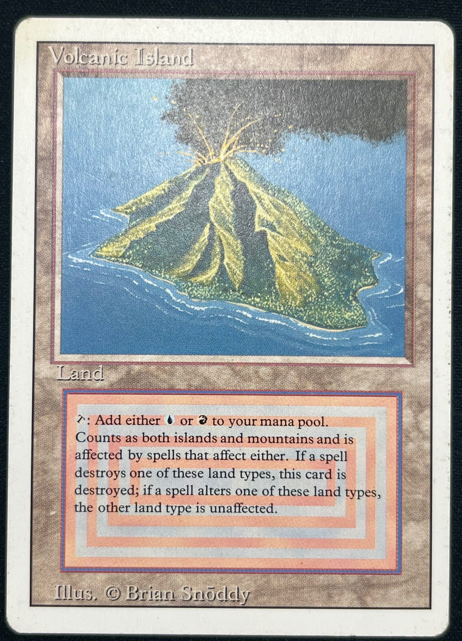 MTG マジックザギャザリング Volcanic Island 英語版3ED1枚 MTG マジックザギャザリング Volcanic Island 英語版3ED1枚