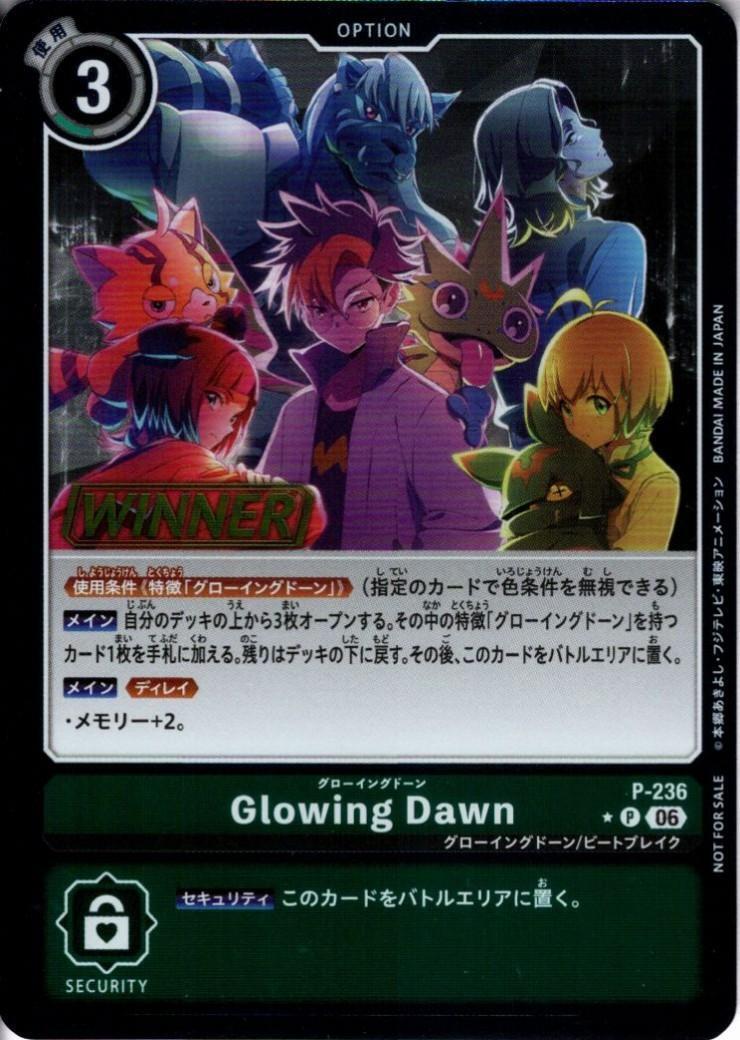 Glowing Dawn(P)(P-236)(Winner) | プロモ | ドラゴンスター