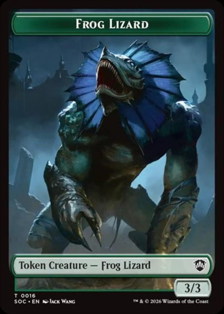 SOC)Frog Lizard(0016)(Token)(F)/カエル・トカゲ | (FOIL)コモン