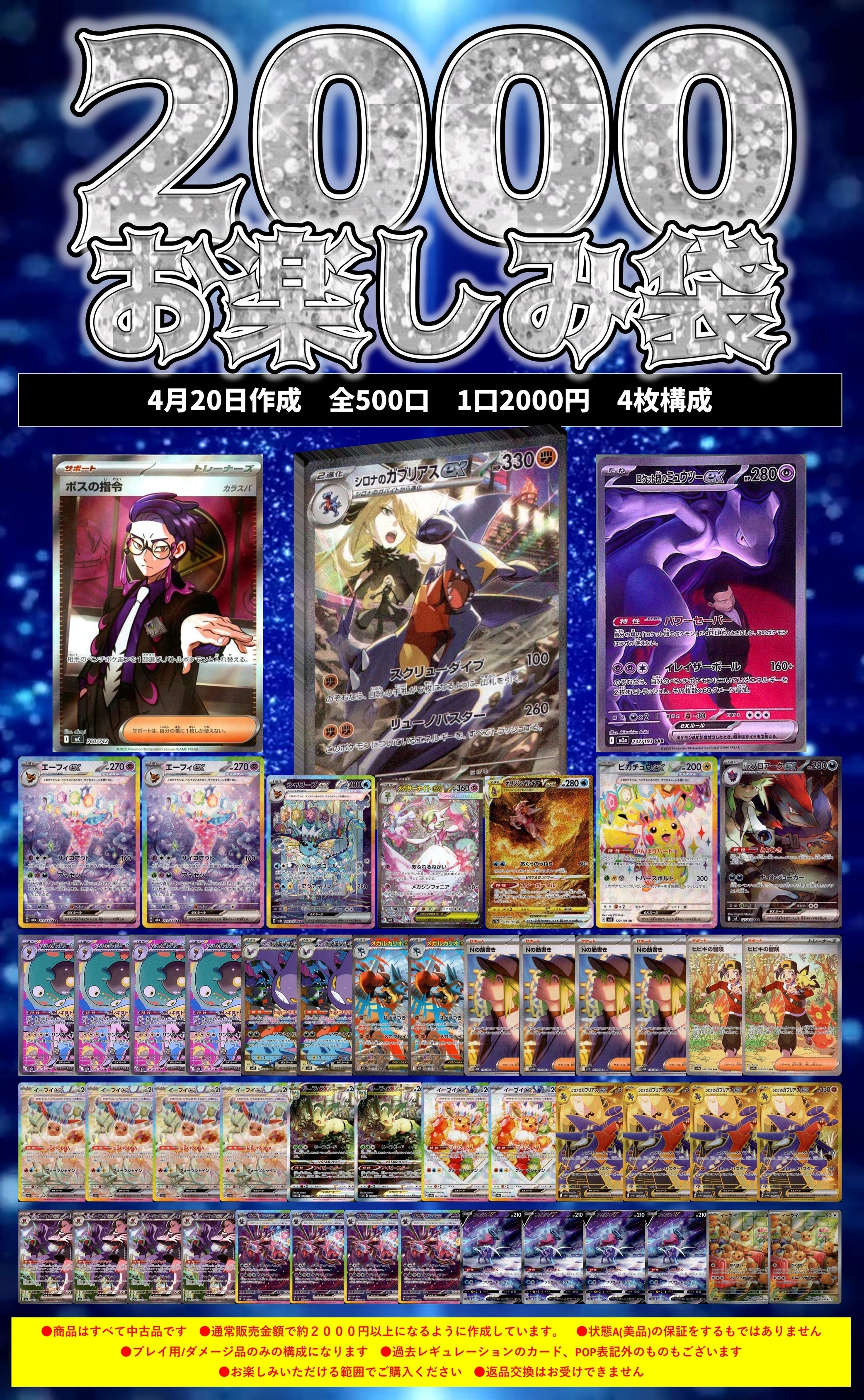 ガブリアス降臨！】2000円お楽しみ袋 | 未登録 | ドラゴンスター
