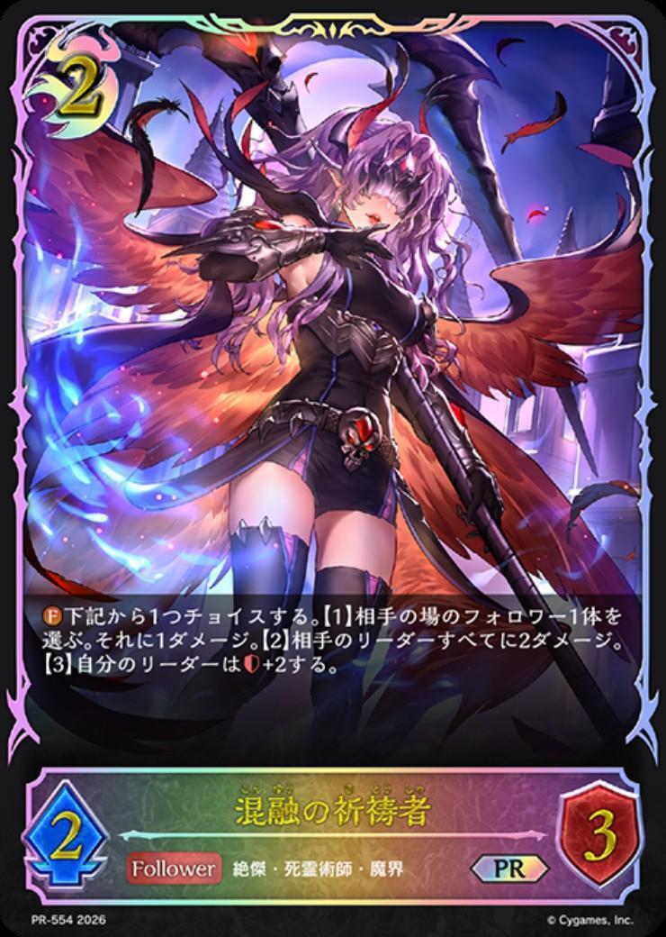 混融の祈祷者　プロモ　シャドウバース エボルヴ 混融の祈祷者(PR-554) | プロモ | ドラゴンスター | シャドウバース