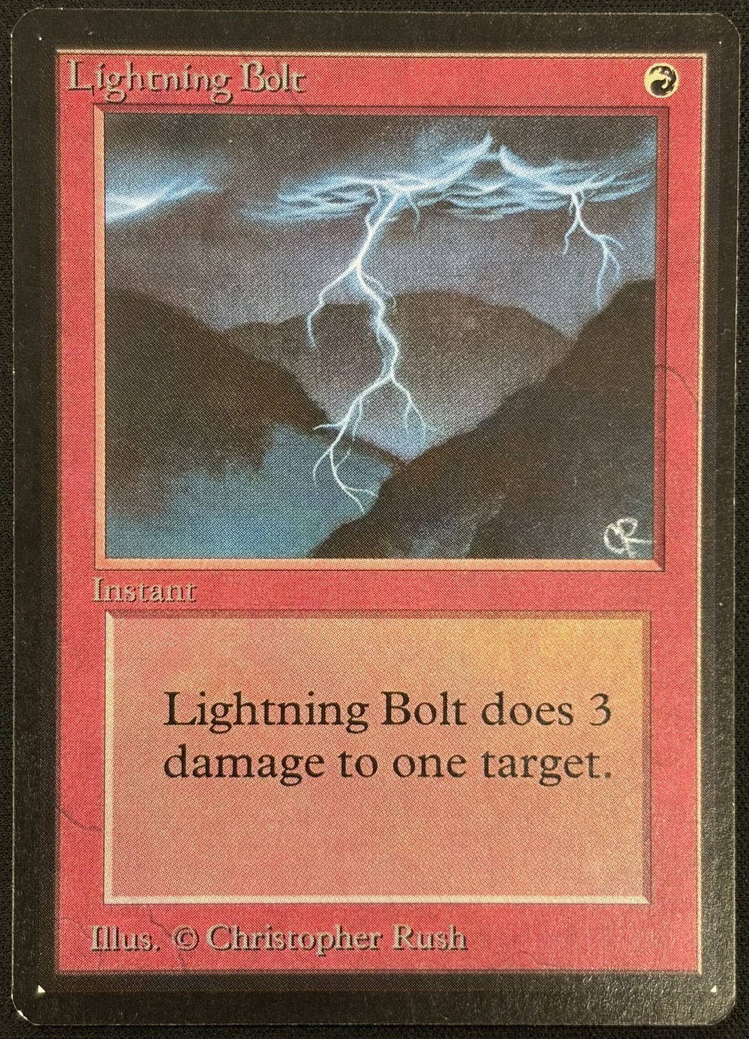 稲妻/Lightning Bolt LEB LEB)Lightning Bolt(黒枠)(MP)(EN)/稲妻 | 未登録 | ドラゴンスター
