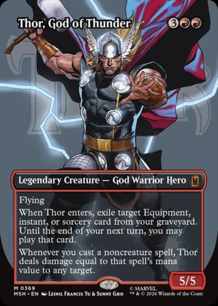 MSH)Thor God of Thunder(0369)(ボーダーレス)(ロゴ) | 神話レア・レア