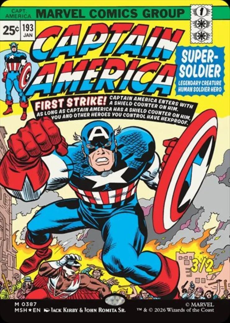 MSH)Captain America Super-Soldier(0387)(ボーダーレス)(クラシック