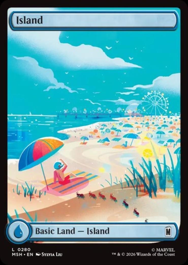MSH)Island(0280)(街の平穏)(F) | (FOIL)コモン・アンコモン
