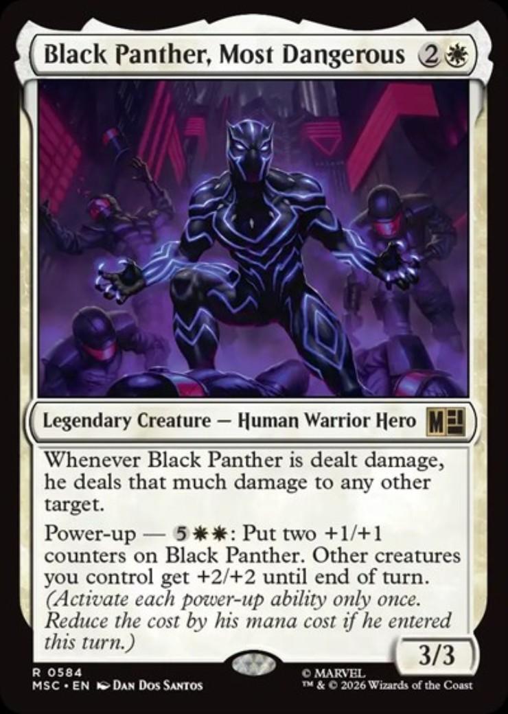 ☆レア発売☆プレミアムマザー☆ MSC)Black Panther Most Dangerous(0584) | 神話レア・レア | ドラゴン