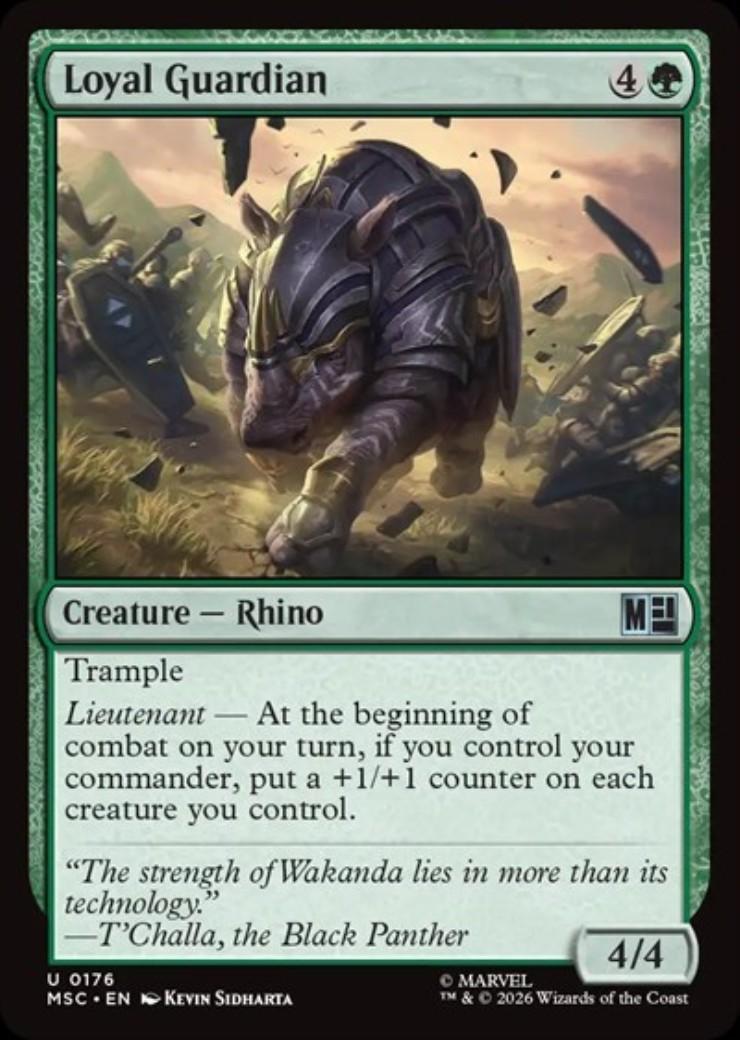 MSC)Loyal Guardian(0176)(サージ)(F)/忠実な守護者 | (FOIL)コモン